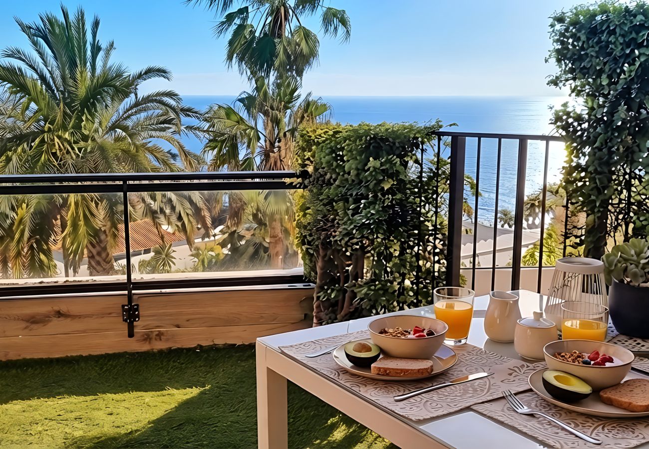 Apartamento en Los Realejos - Apartamento VISTA AL MAR Y JARDIN PRIVADO 
