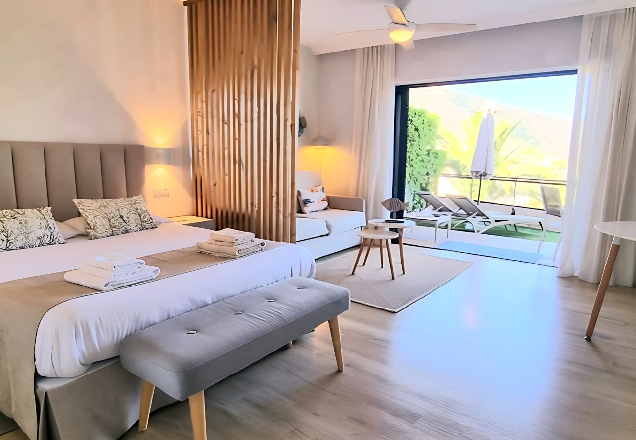 Apartamento en Los Realejos - Apartamento VISTA AL MAR Y JARDIN PRIVADO 